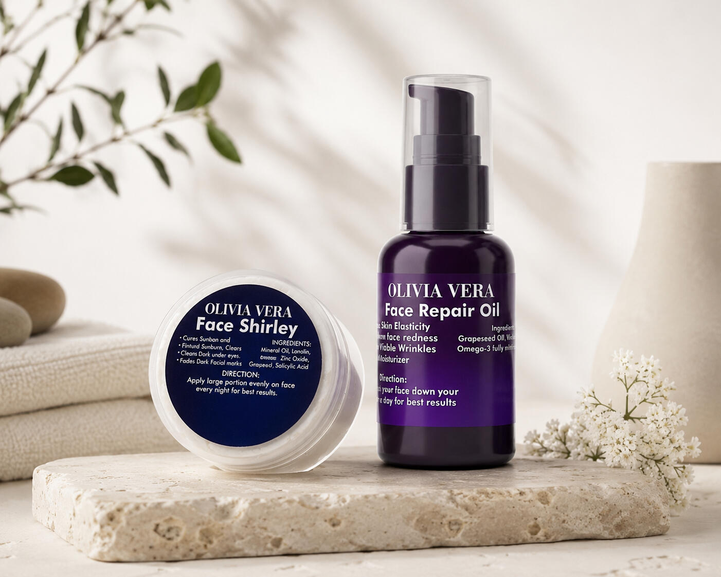 FACE SHIRLEY & REPAIR OIL